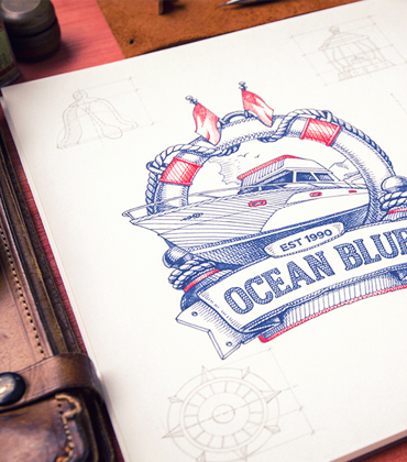 Ocean blue